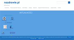 Desktop Screenshot of nazdrowie.pl