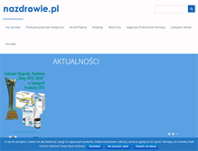 Tablet Screenshot of nazdrowie.pl